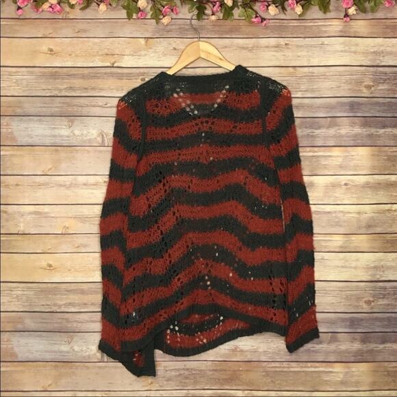 Anthropologie Guinevere Loose Stripe Cardigan - Picture 2 of 8